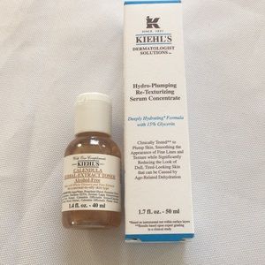 Kiehl’s Hydro-Plumping Serum and Calendula Toner
